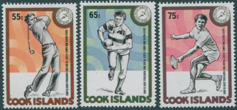 Cook Islands 1985 SG1044-1046 Mini Games set MNH