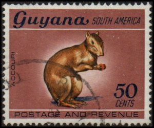 Guyana 49 - Used - 50c Agouti (1968) (cv $0.75)
