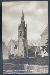 1923 Clones Ireland RPPC Postcard Cover to Newry sacred heart church