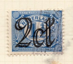 Netherlands 1923 Early Issue Fine Used 2c. Surcharged NW-158700