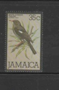 JAMAICA #476 1979 35c WHITE-CHINNED THRUSH MINT VF NH O.G