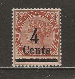 Mauritius Scott catalog # 116 Unused Hinged See Desc