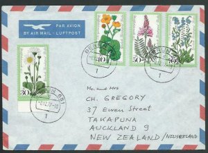 GERMANY 1977 airmail cover to New Zealand..................................58005