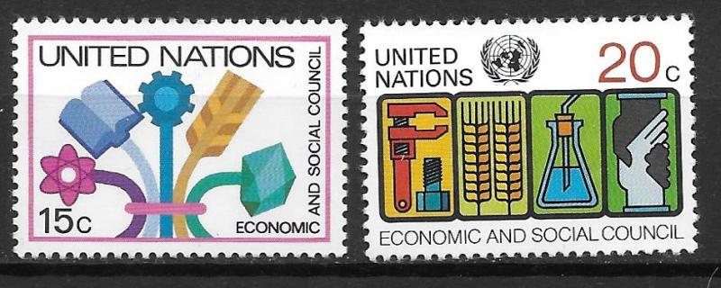 United Nations 341-42 ESC set MNH