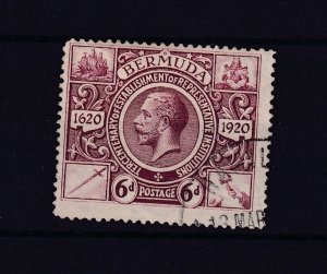 Bermuda KGV 1920 6d SG72 Fine Used BP16487
