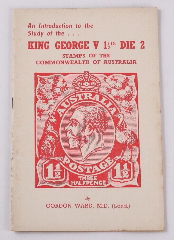 Australia KGV 1½d Die II by Gordon Ward, pub Orlo-Smith c1930