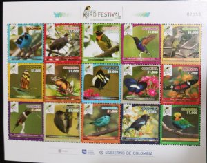 ​V.  eb  p O) 2018 COLOMBIA, RISARALDA BIRD FESTIVAL, EXOTIC BIRDS, BIODIVERSE