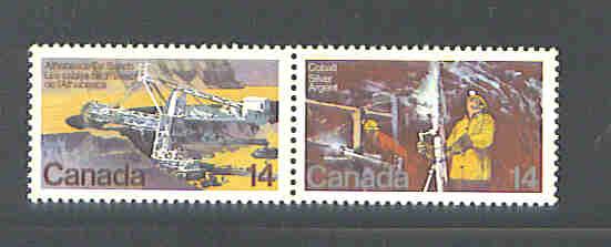 Canada Sc.  # 765-66a f-vf mnh horizontal pair