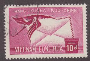 Viet Nam C14 Crane Carrying Letter 1960