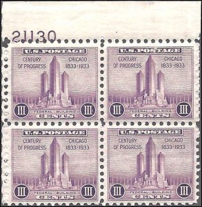 729 Mint,OG,NH... Plate Block of 4... SCV $4.00