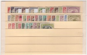 Papua New Guinea 1901-1931 Collection Lot of 38 Mostly Mint Lakatoi Issues