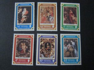 Turks & Caicos Islands 1977 Sc 331-6 Christmas Religion set MNH