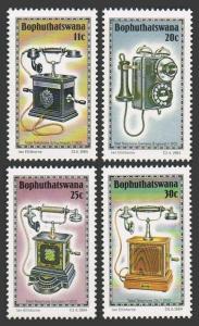 SA-Bophuthatswana 125-128,MNH.Michel 125-128. Telephones 1984.