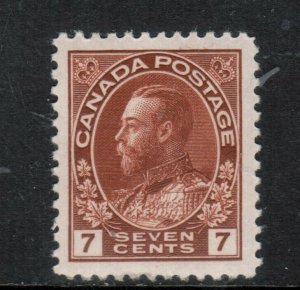 Canada #114b,iv Extra Fine Never Hinged Diagonal Line In V **With Certificate**