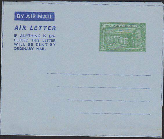 TRINIDAD GVI 5c airletter fine unused......................................67584