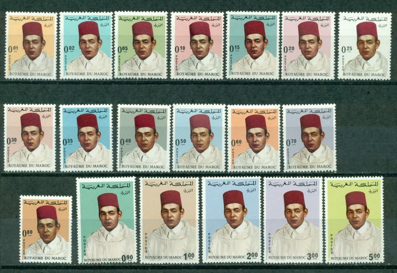 Morocco Scott #169//188 MNH King Hassan II Assortment CV$28+