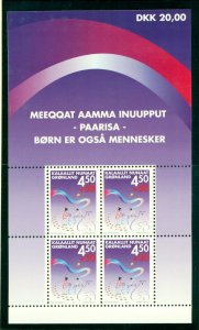 GREENLAND B27a MNH S/S CV $8.00 BIN $4.50