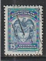 1939 Columbia - Sc 471 - used VF - 1 single - Arms of Columbia