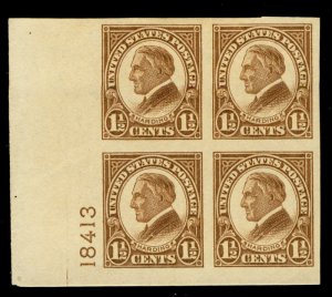 MALACK 631 VF/XF OG Hr, NO BREAKER BARS,  Rare plate, Fresh! b3110