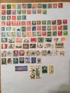 Sweden 100+ stamps - Lot F