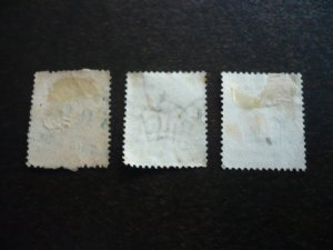 Stamps - Great Britain - Scott# 78,79,82 - Used Part Set of 3 Stamps