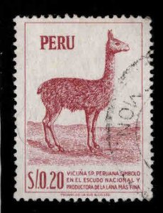 Peru Scott 483 Used 1962  de la Rue printing