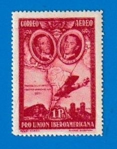 SPAIN SCOTT#C55 1930 1p IBERO-AMERICA EXPO - MH