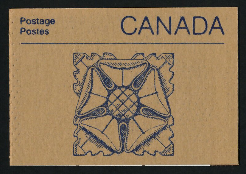 Canada 1187a Booklet BK96a Floral Cover MNH Parliament Buildings