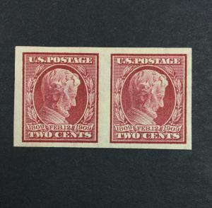 US #368 PAIR MINT OG NH $55 LOT #8591