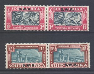 SWA Scott 133/134 - SG109/110, 1938 Voortrekker Commemoration Set MH*