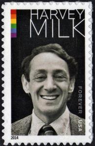 SC#4906 (49¢) Harvey Milk Single (2014) SA