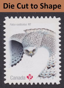 Canada 3019i Birds Falco rusticolus P DCTS single MNH 2017