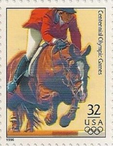 US 3068s Atlanta Olympic Games Equestrian 32c single MNH 1996