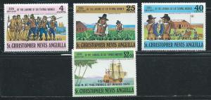 St. Kitts Nevis 266-9 1973 Royal Vist set MNH