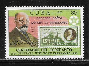 Cuba 2926 100th Esperanto single MNH