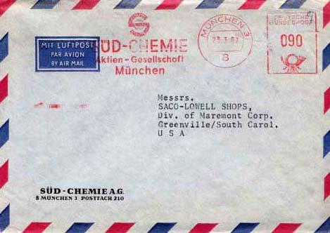 Germany, Meters, Airmail