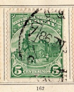 Uruguay 1897 Early Issue Fine Used 5c. 096039