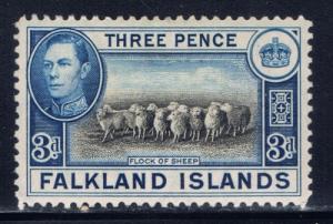 Falkland Is 87A Hinged 1941 issue  