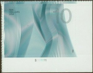 $10.00 Denomination Wave Single Postage Stamp Scott 4720