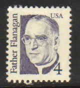 #2171 MNH 4c Father Flanagan 1986-94 Great Americans