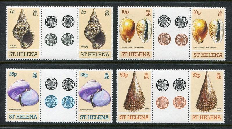 St. Helena 356-359, MNH, 1981. Marine Life. x29484