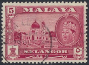 Selangor  Malaya  SC#  105  Used   see details & scans