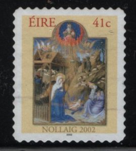 Ireland 2002 used Sc 1446 41c Adoration of the Shepherds - Christmas