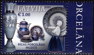 LATVIA 2021-13 ART: Porcelain Museum of Riga, MNH