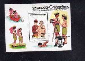 GRENADA GRENADINES #661 GIRLS GUIDES MINT VF NH O.G S/S