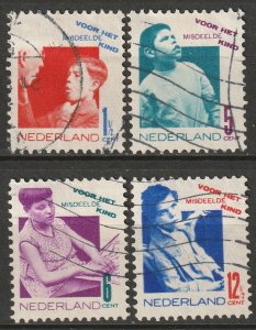 Netherlands 1931 Sc B50-3 complete set used