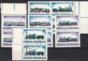 Romania 1979 train IVA Hamburg set pairs can.