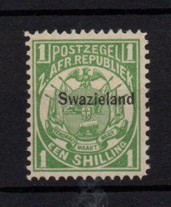 Swaziland 1889 1/- green SG3 mint MNH WS37305