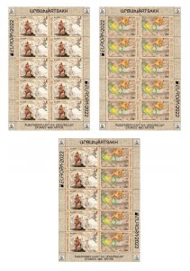 Artsakh 2022 MNH** Mi 246-247 EUROPA Stories and myths Hayk & Bel Vahagn God