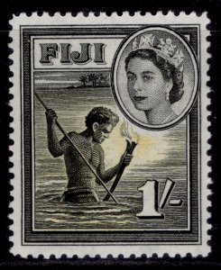 FIJI QEII SG289, 1s black & yellow, NH MINT.